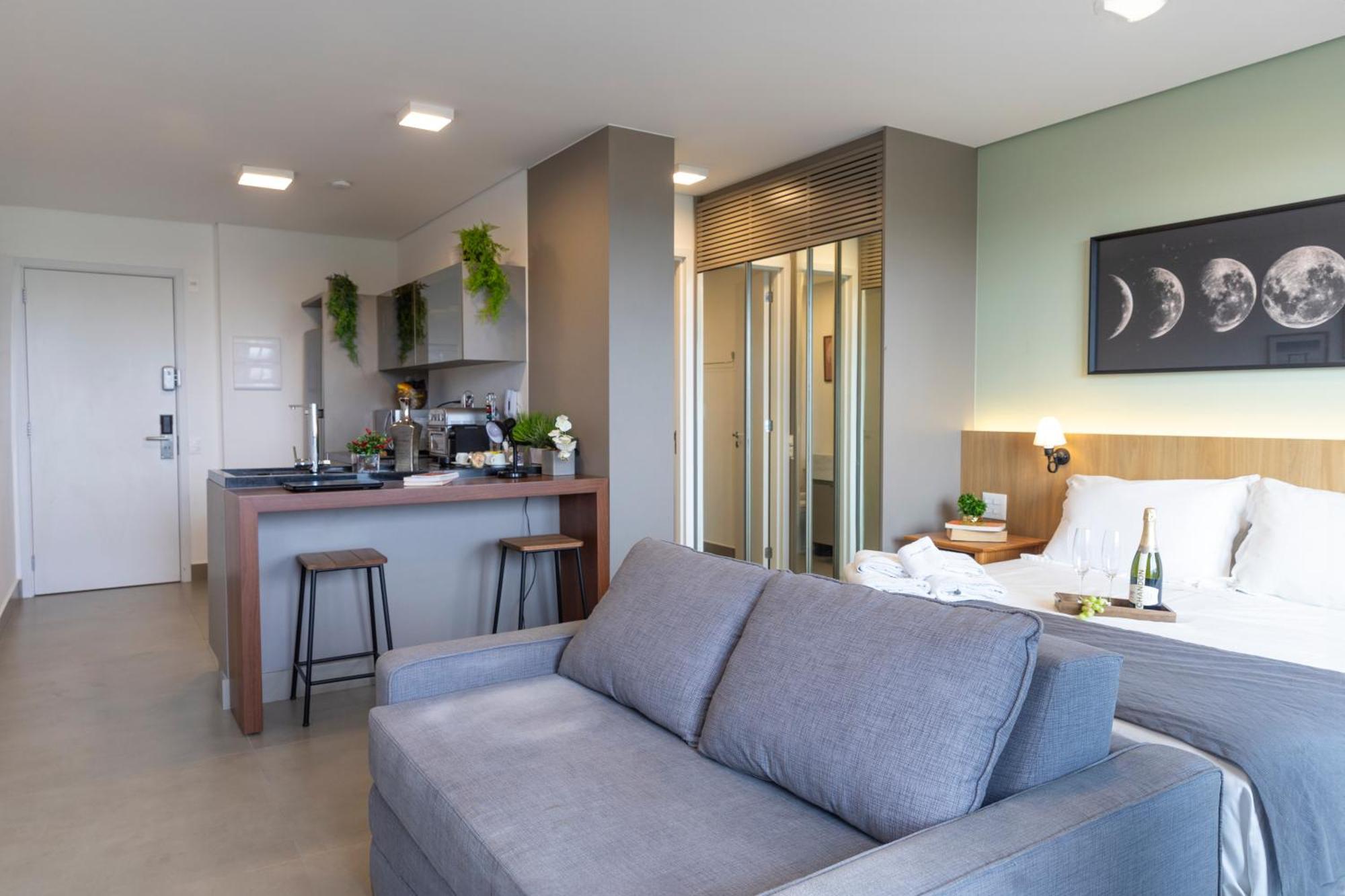 Апартаменты Edificio Parque Jockey Сан-Пауло Экстерьер фото