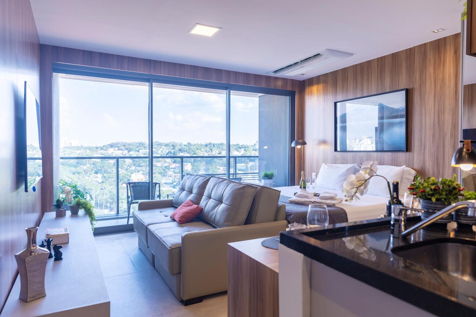 Апартаменты Edificio Parque Jockey Сан-Пауло Экстерьер фото